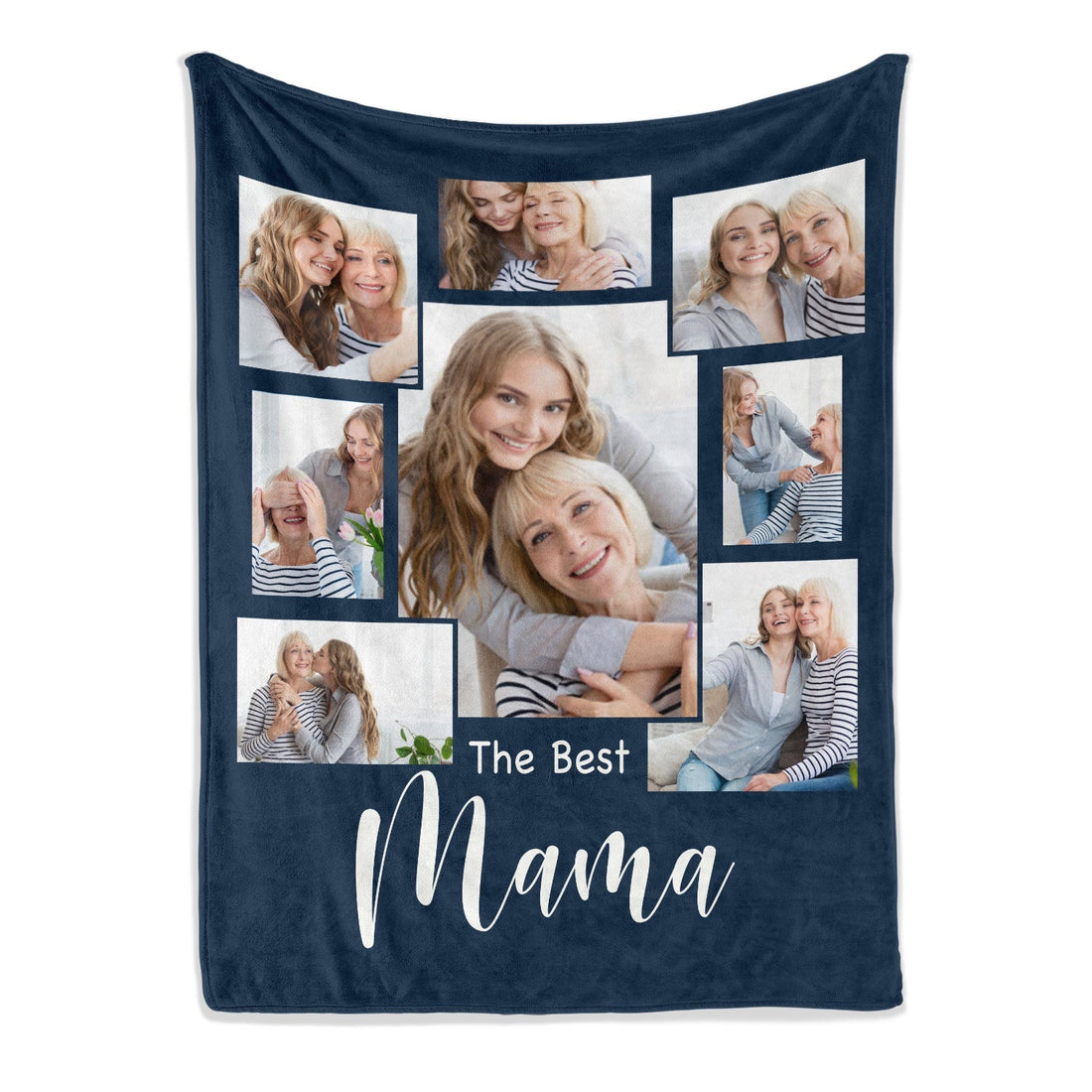 The best mama - Personalized Mother's Day or Birthday gift for Mom - Custom Blanket - Elizabethfashions