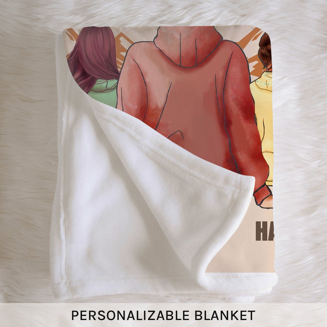 DADDY'S BLANKET - Personalized Father's Day gift For Dad  - Custom Blanket - Elizabethfashions