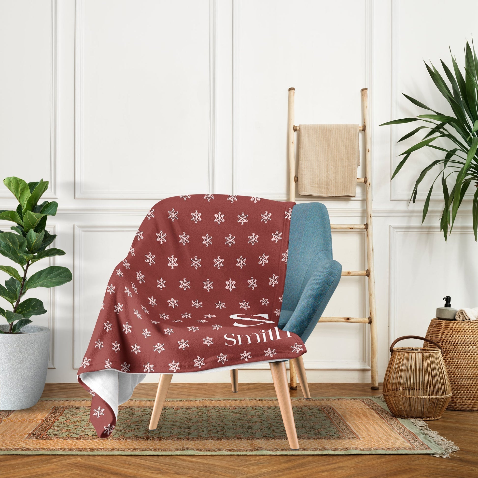 Holiday Icon - Personalized Christmas gift For Family - Custom Blanket - Elizabethfashions