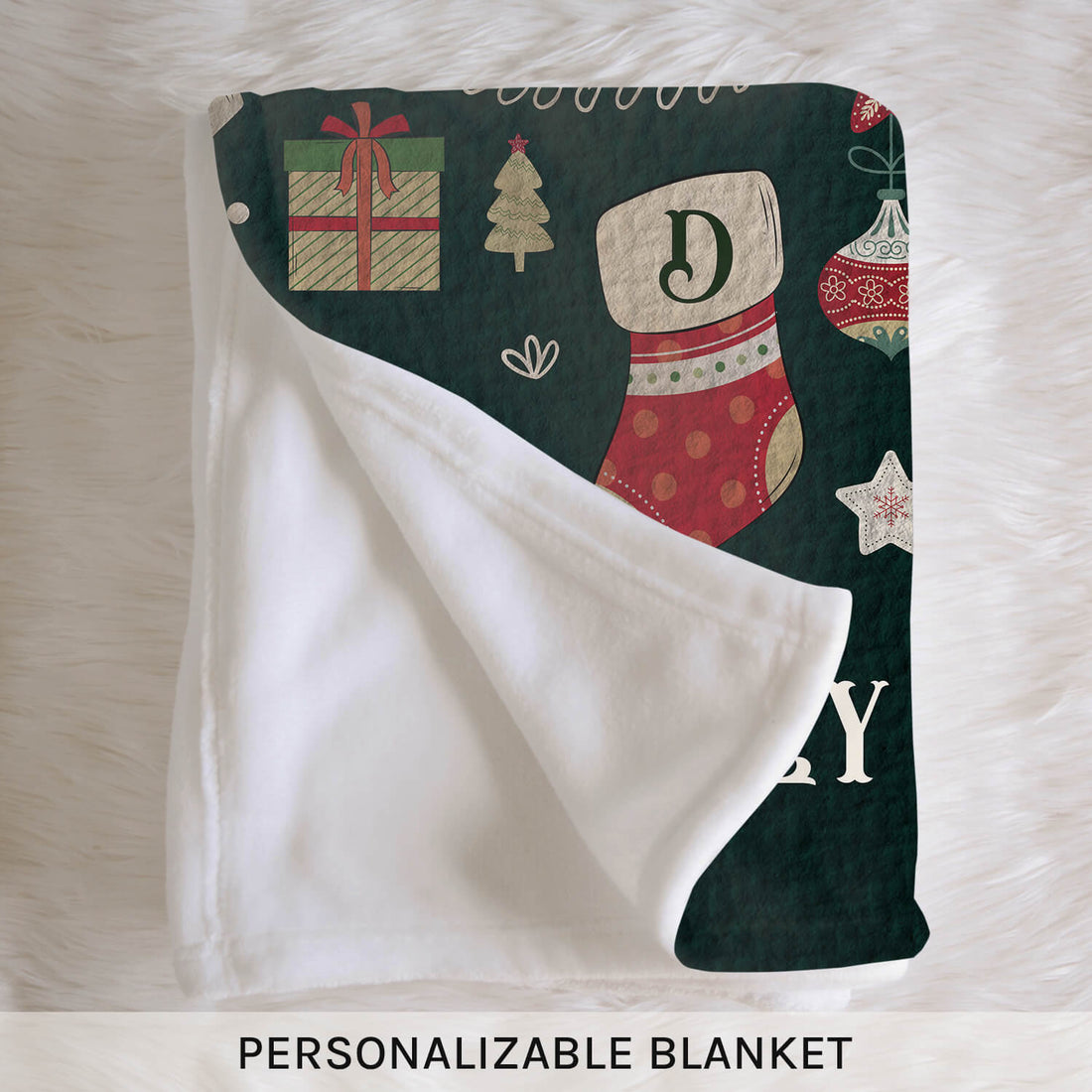 Sweater Couple - Personalized Christmas gift For Husband or Wife - Custom Blanket - Elizabethfashions