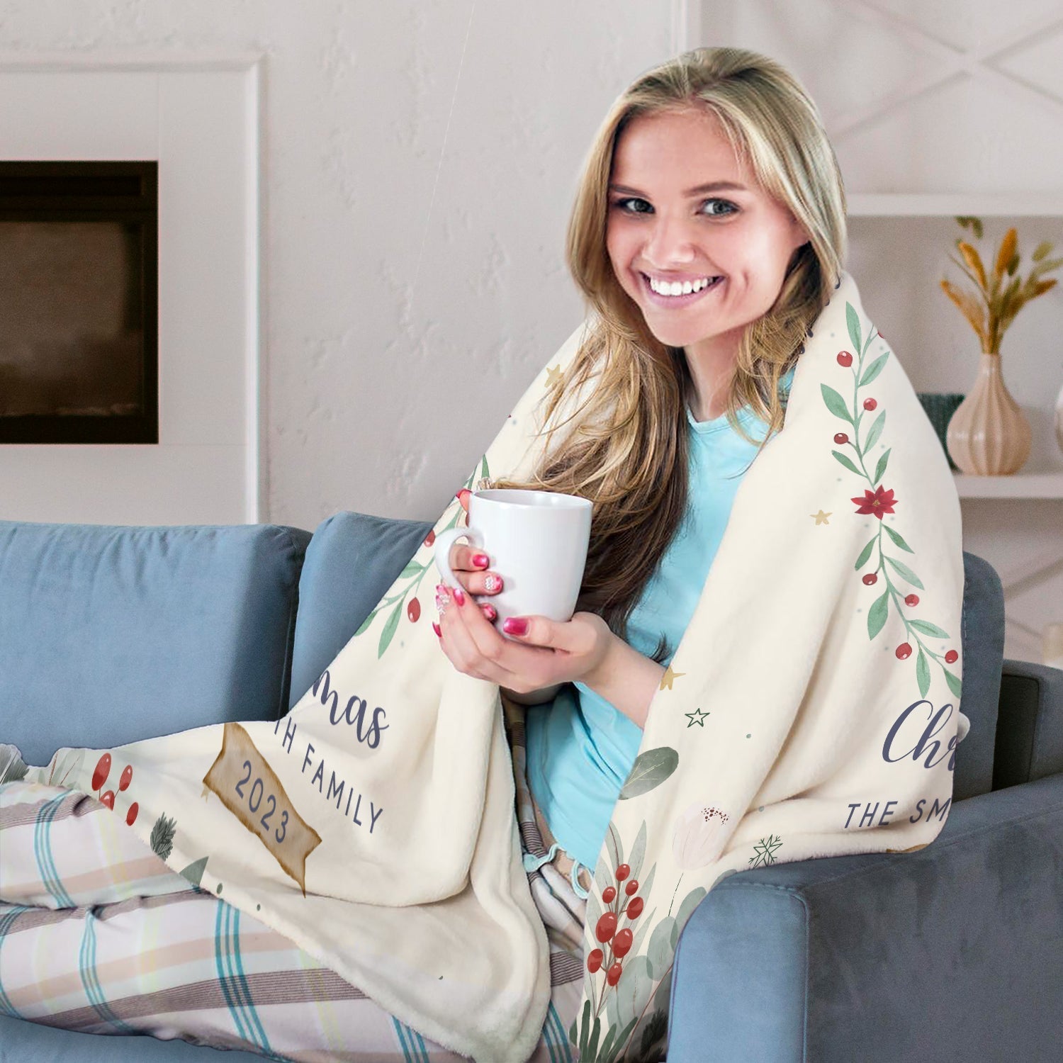 Nutcracker - Have A Magical Christmas - Personalized Christmas gift For Family - Custom Blanket - Elizabethfashions