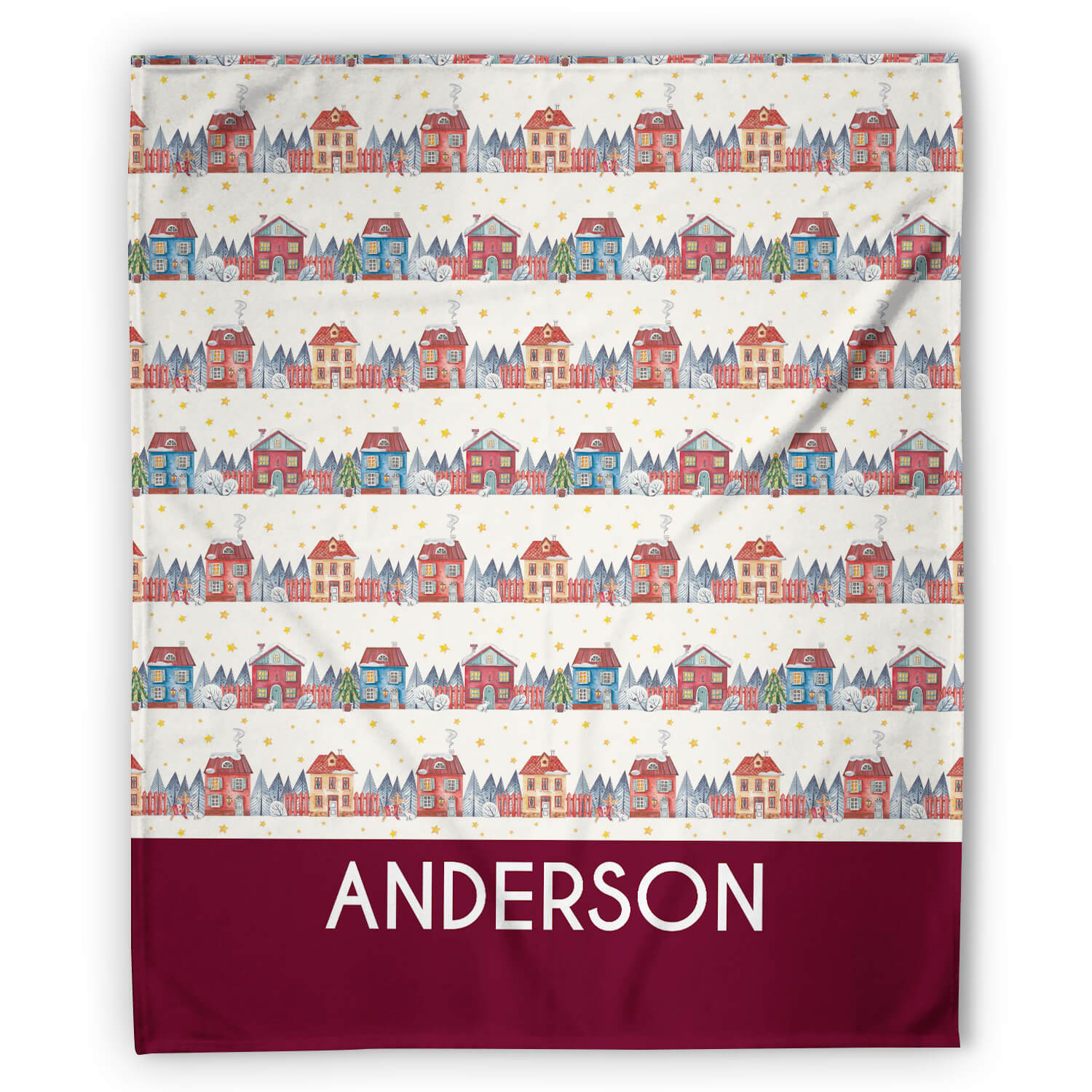 Traditional Rustic Winter - Personalized Christmas gift For Family - Custom Blanket - Elizabethfashions