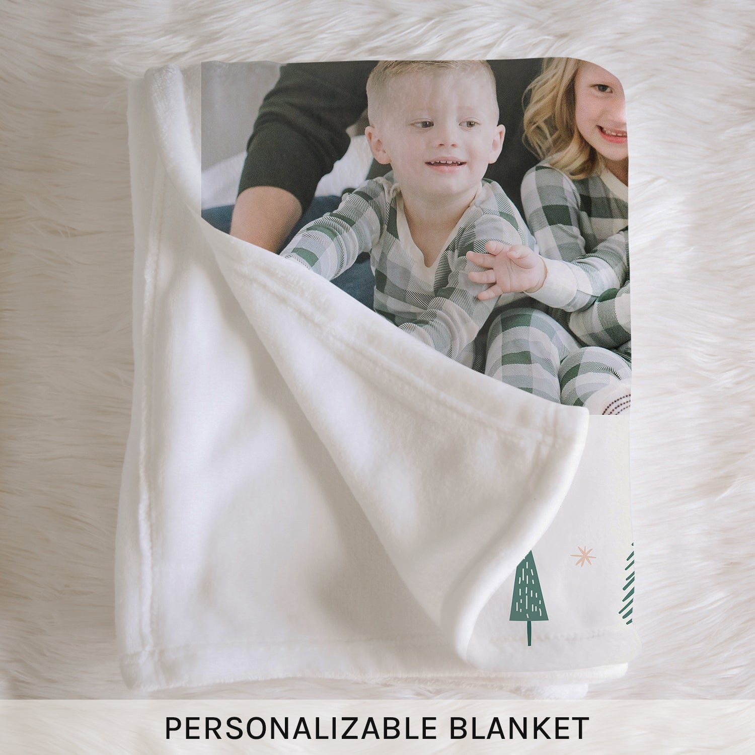 Joyful - Personalized Christmas gift For Family - Custom Blanket - Elizabethfashions