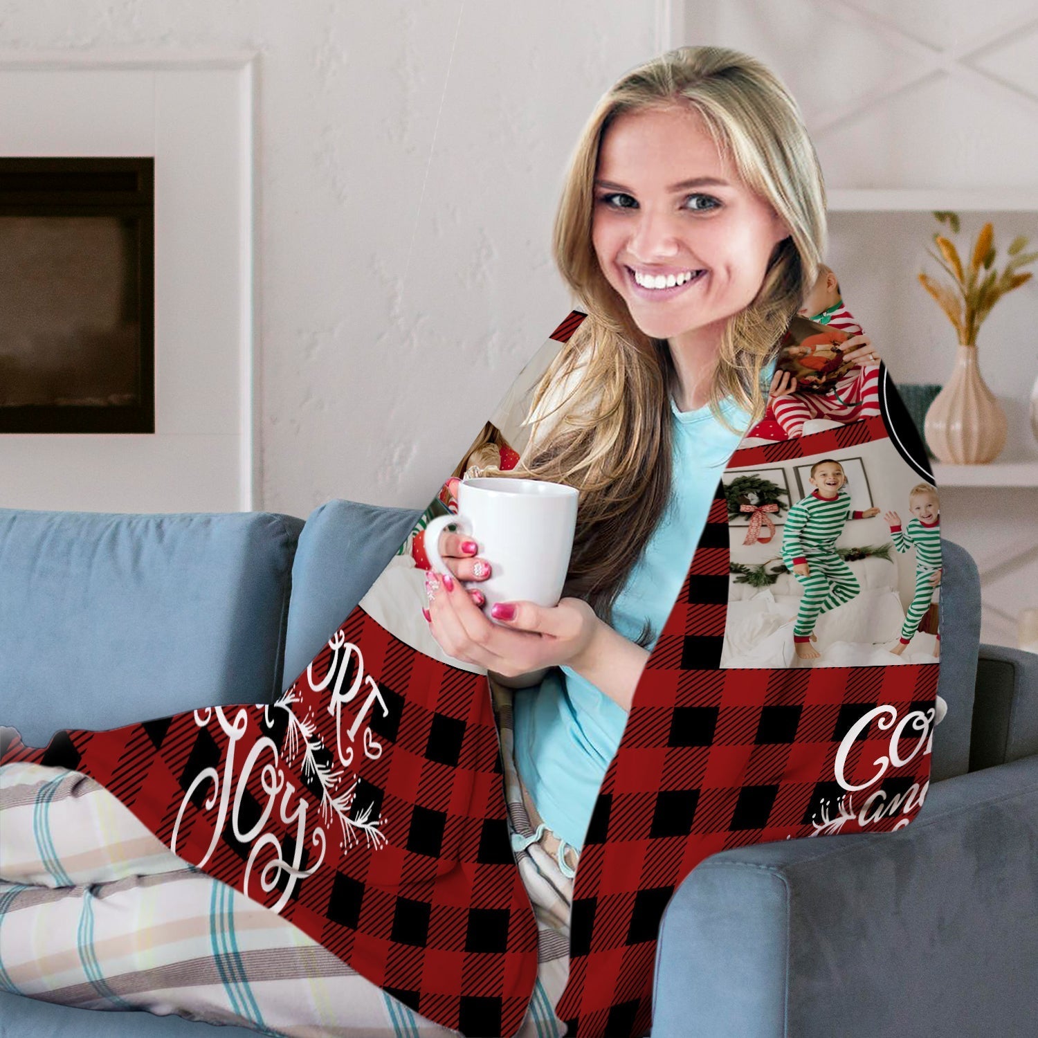 Family Is Everything - Personalized Christmas gift For Family - Custom Blanket - Elizabethfashions