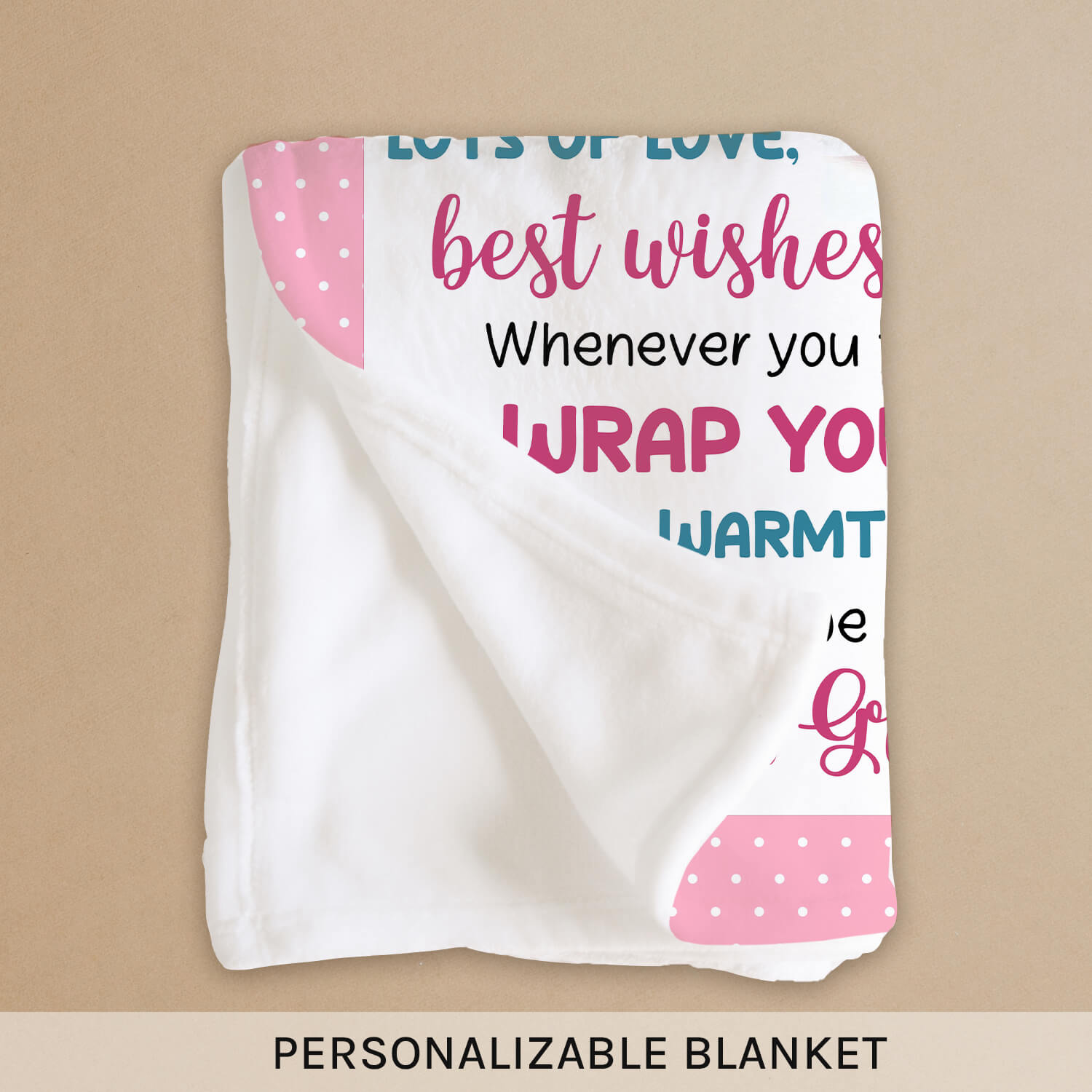 Personalized Swaddle - Birthday gift For Granddaughter - Custom Baby Blanket - Elizabethfashions