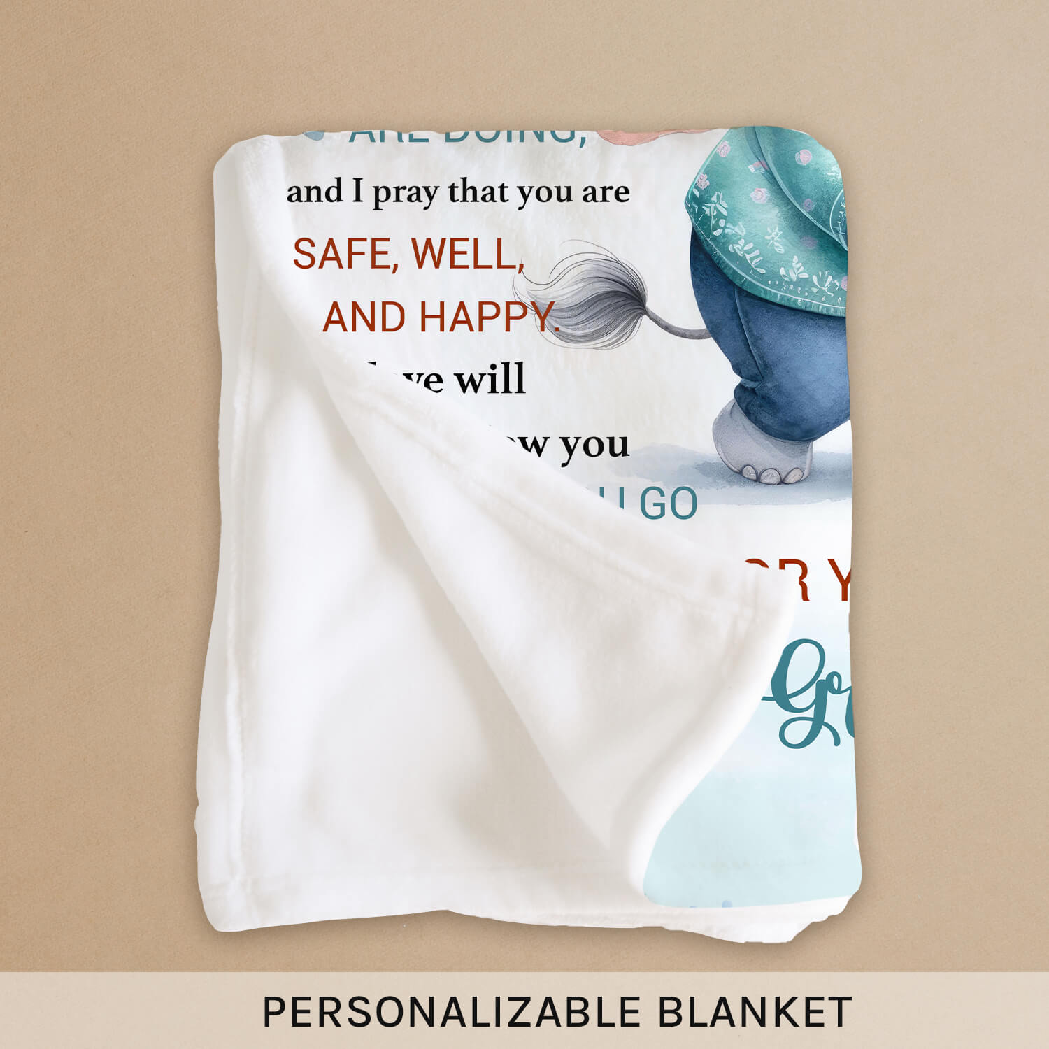 Custom Swaddle - Personalized Birthday Gift for Grandson - Baby Blanket - Elizabethfashions
