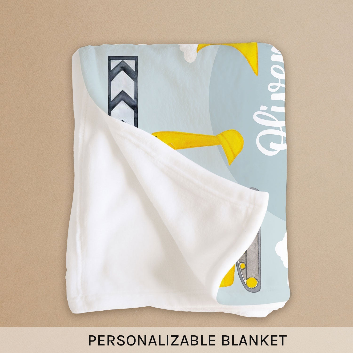 Baby Birth Stats - Personalized gift For Baby - Custom Baby Blanket - Elizabethfashions