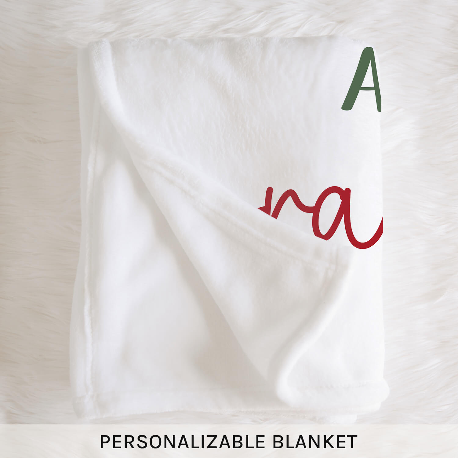 Happy 1st Christmas As My Grandpa - Personalized First Christmas gift For Grandpa - Custom Blanket - Elizabethfashions