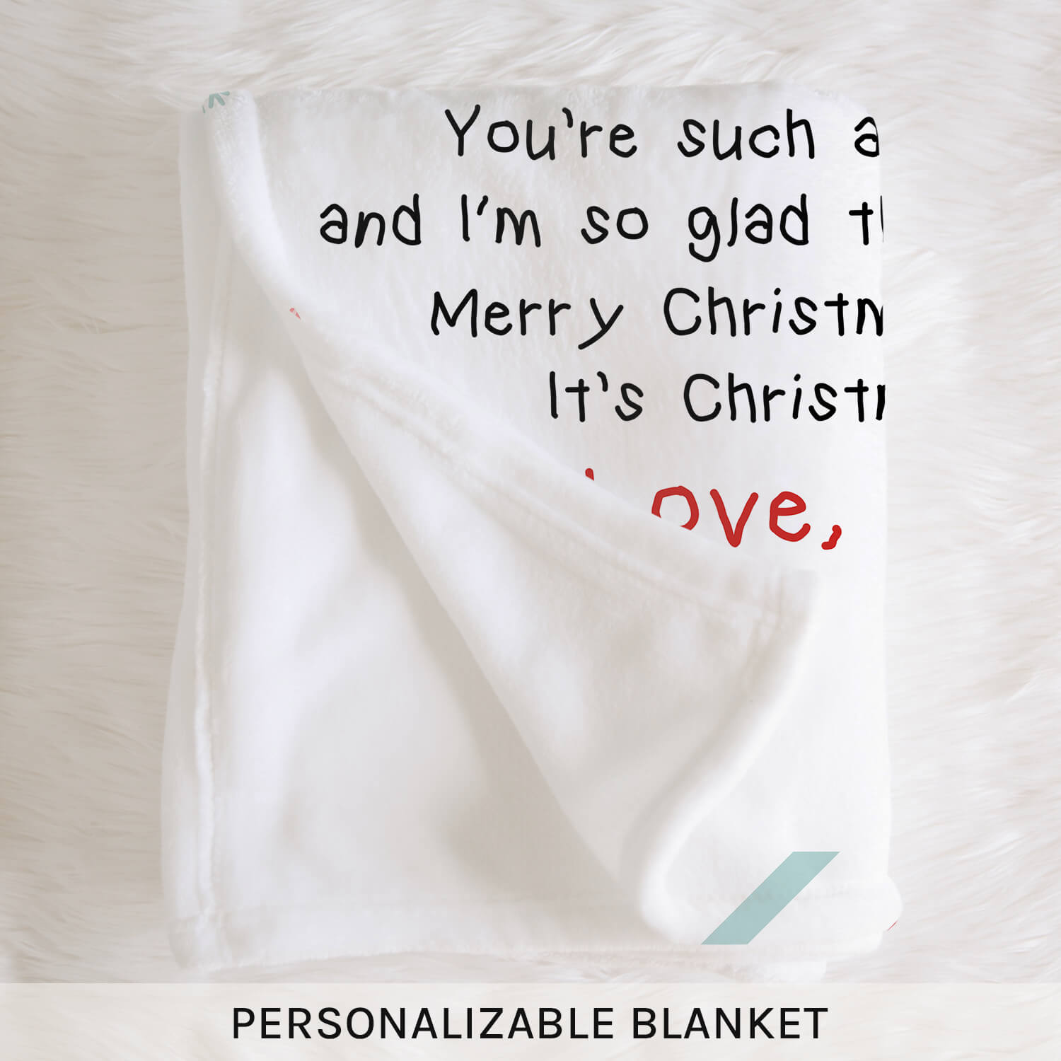 First Christmas As My Daddy - Personalized First Christmas gift For New Mom - Custom Blanket - Elizabethfashions