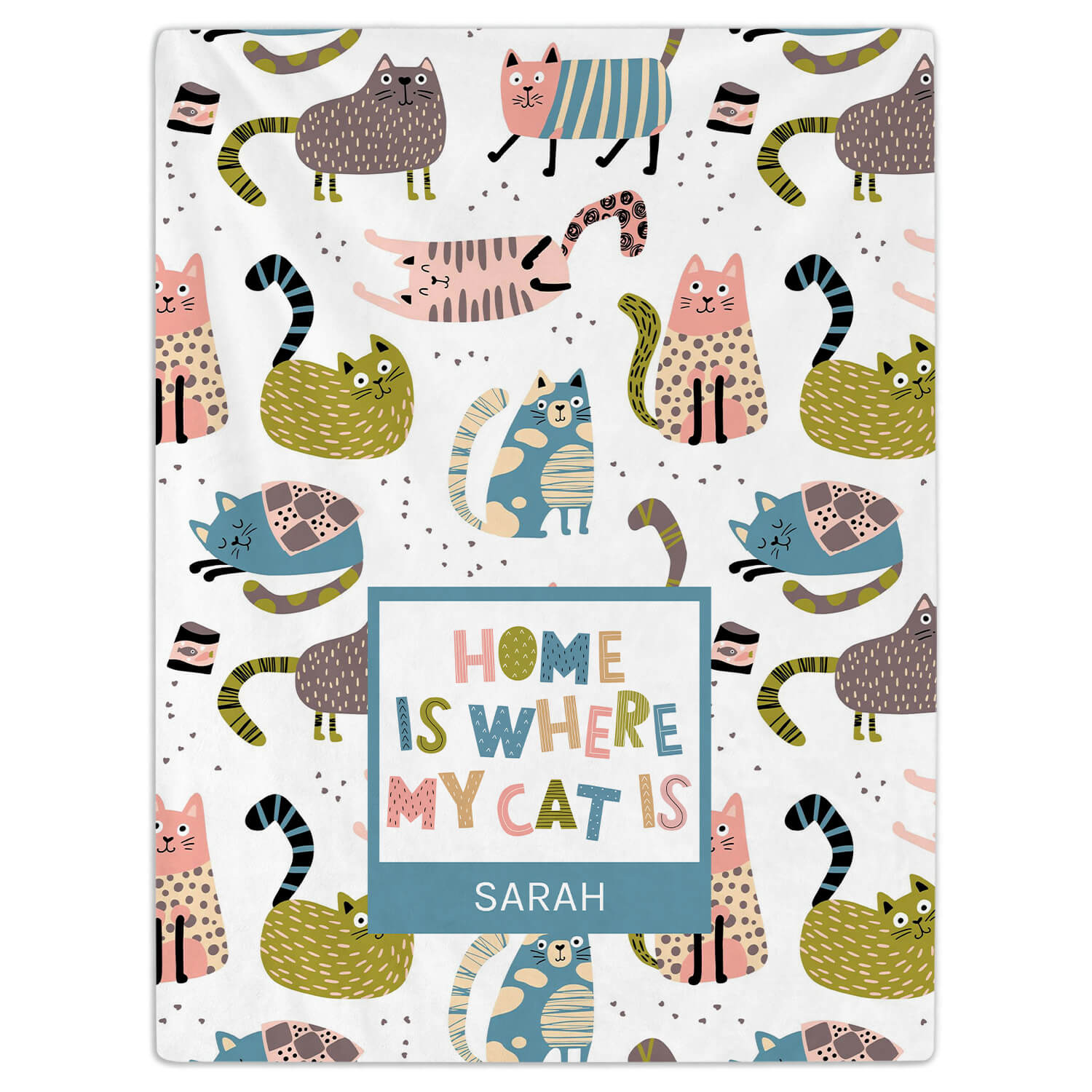 Custom Name Blanket - Personalized Birthday gift For Baby - Custom Baby Blanket - Elizabethfashions