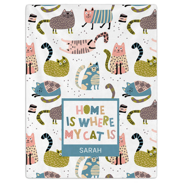 Custom Name Blanket - Personalized Birthday gift For Baby - Custom Baby Blanket - Elizabethfashions