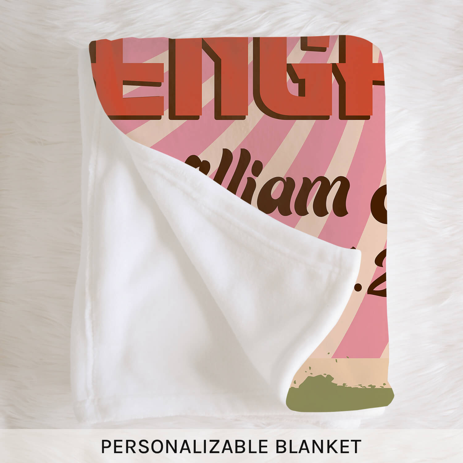 Our First Valentine's Day Engaged - Personalized First Valentine's Day gift For Fiance - Custom Blanket - Elizabethfashions