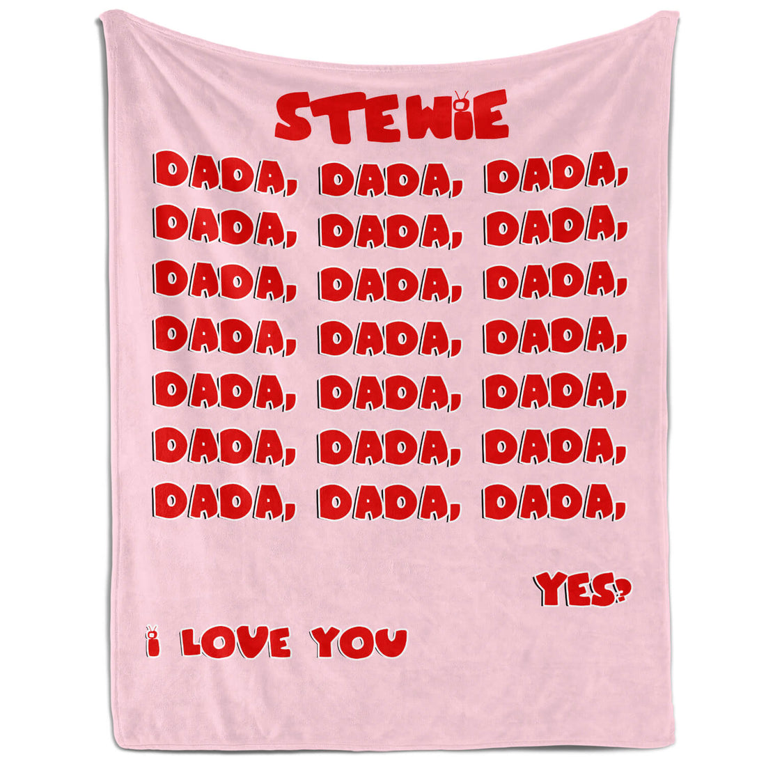 Funny Valentines Dada - Personalized Valentine's Day gift For Dad - Custom Blanket - Elizabethfashions