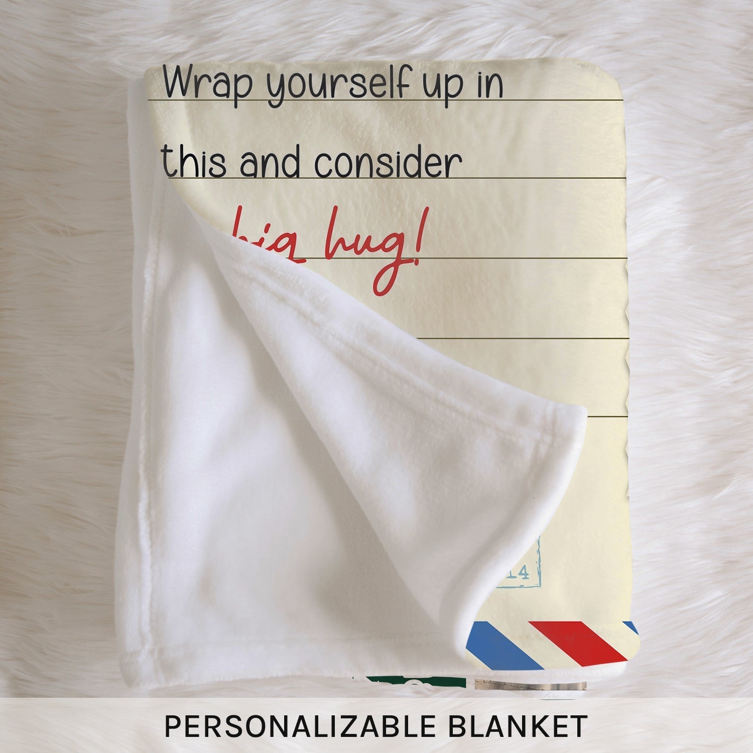 Daughter Valentine's Day - Personalized Valentine's Day gift For Daughter From Mom - Custom Blanket - Elizabethfashions