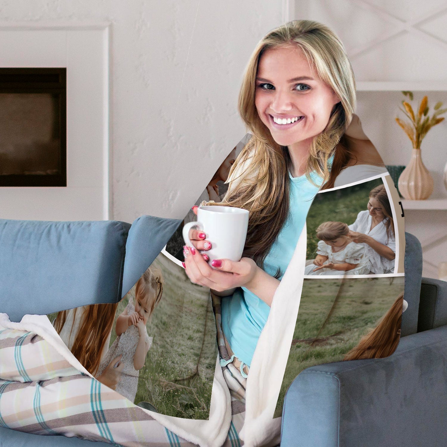 World's Best Mom - Personalized Mother's Day, Birthday, Valentine's Day or Christmas gift For Mom - Custom Blanket - Elizabethfashions