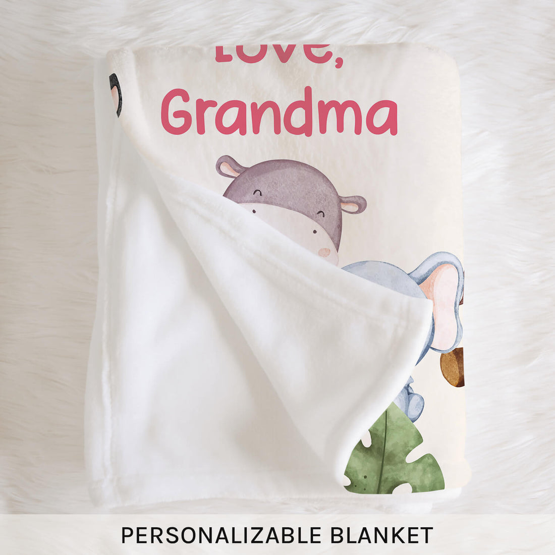 To My Granddaughter - Personalized Mother's Day, Birthday, Valentine's Day or Christmas gift For Granddaughter - Custom Blanket - Elizabethfashions