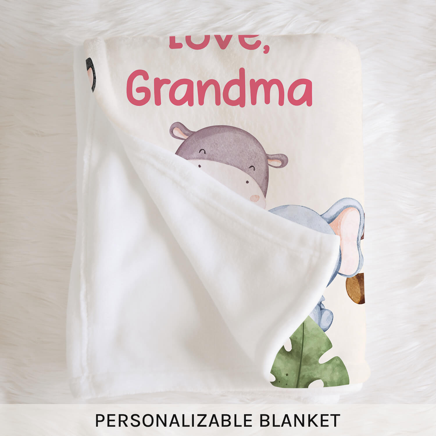 To My Granddaughter - Personalized Mother's Day, Birthday, Valentine's Day or Christmas gift For Granddaughter - Custom Blanket - Elizabethfashions