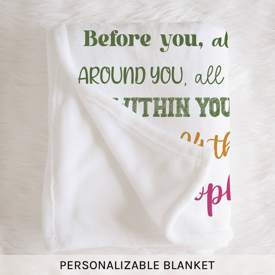 You've Been Loved For 24 Years - Personalized 24th Birthday gift For 24 Year Old Girl - Custom Blanket - Elizabethfashions