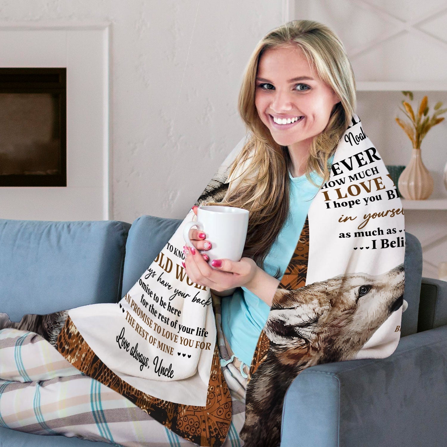 To My Amazing Nephew - Personalized  gift For Nephew - Custom Blanket - Elizabethfashions