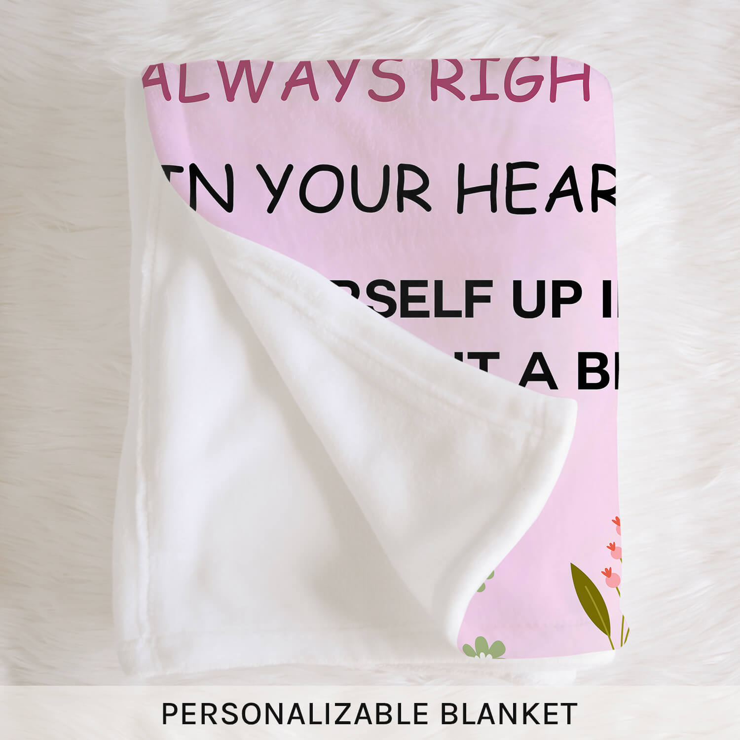 To My Cousin - Personalized  gift For Cousin - Custom Blanket - Elizabethfashions