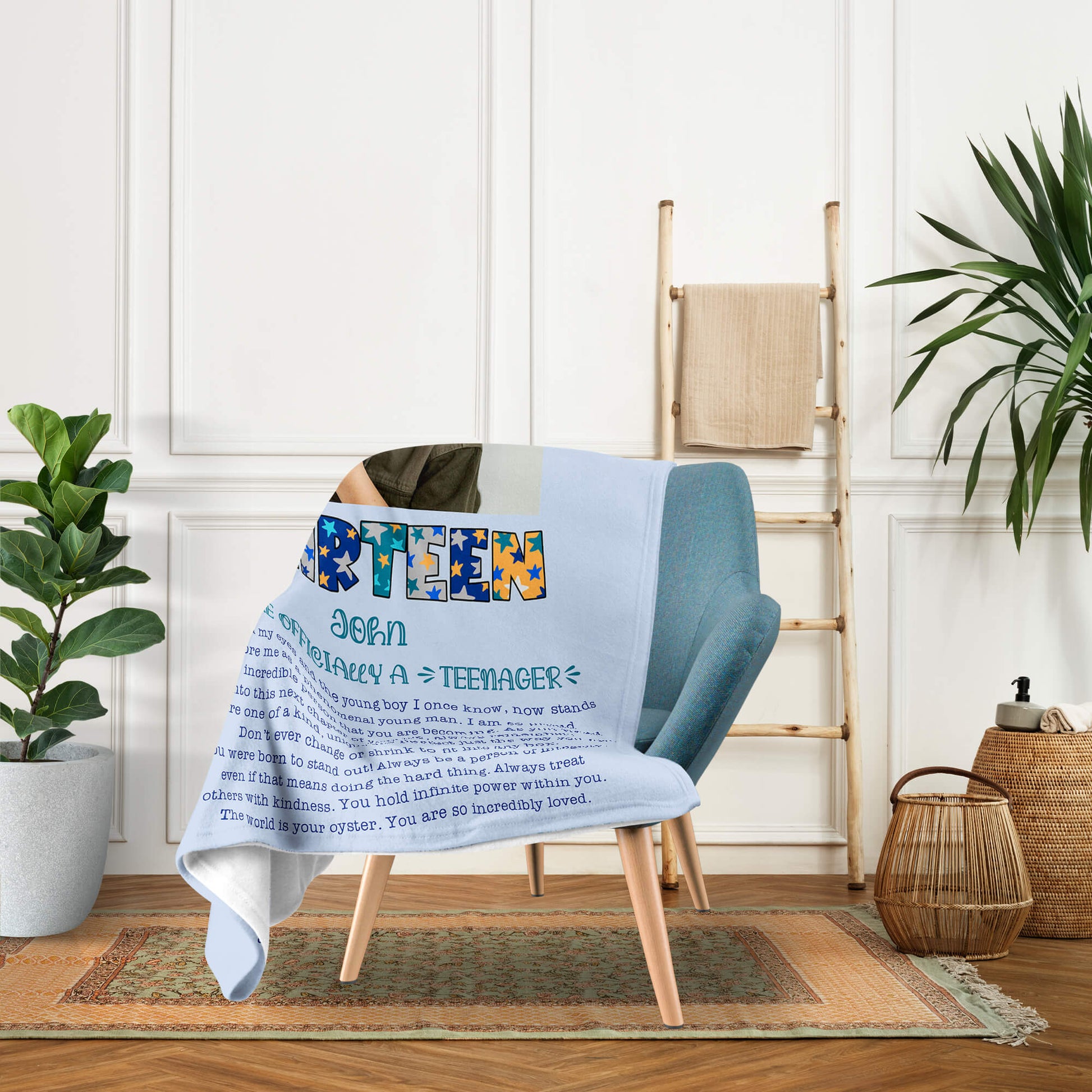 You're Officially A Teenager - Personalized  gift For 13 Year Old - Custom Blanket - Elizabethfashions