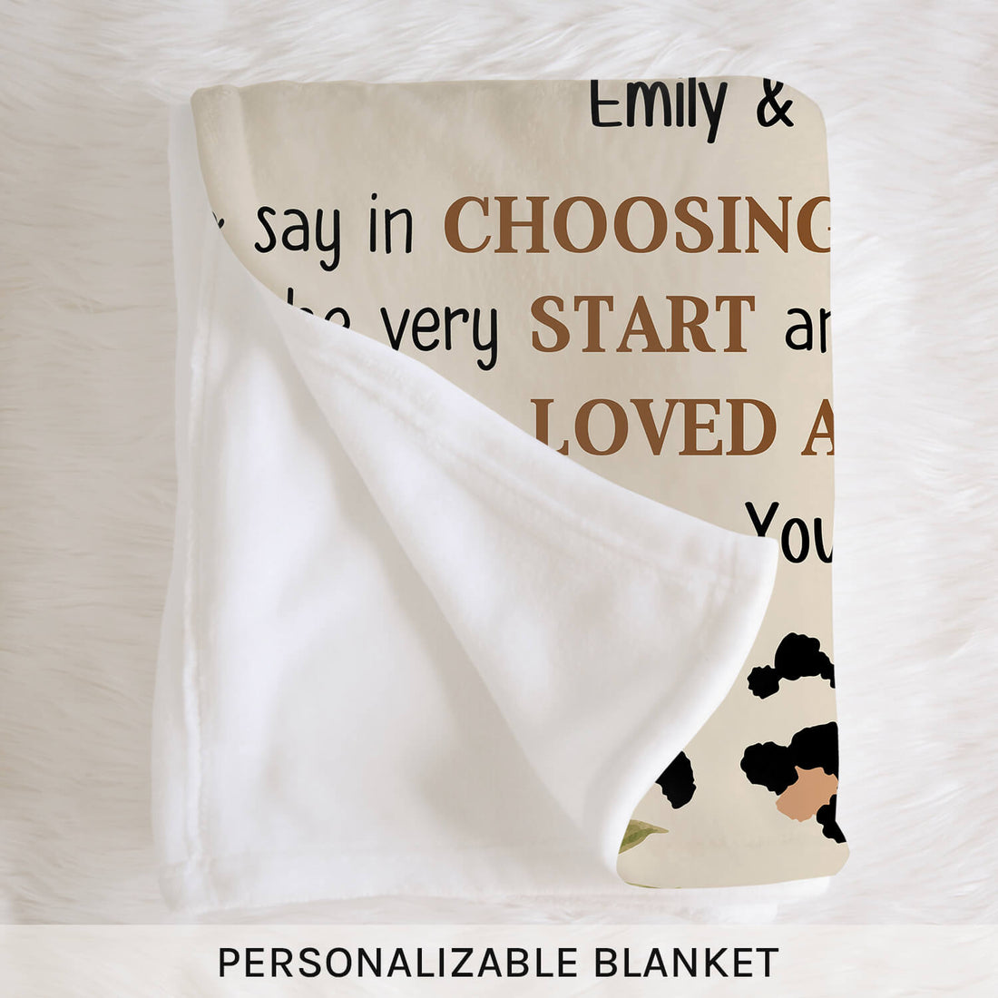 To My Special Aunt - Personalized gift For Aunt - Custom Blanket - Elizabeth Fashions