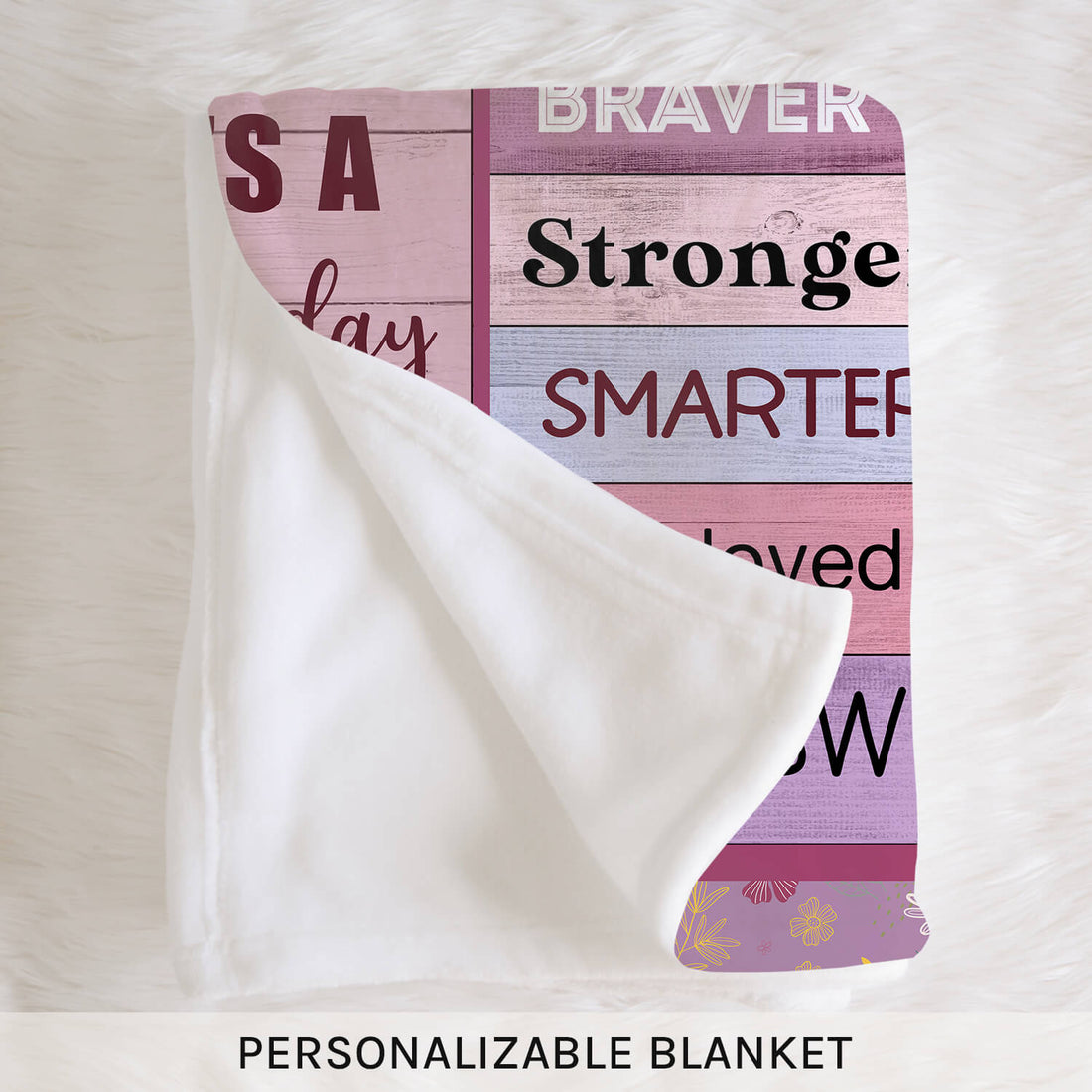 Happy 13th Birthday - Personalized 13th Birthday gift For 13 Year Old Girl - Custom Blanket - Elizabethfashions