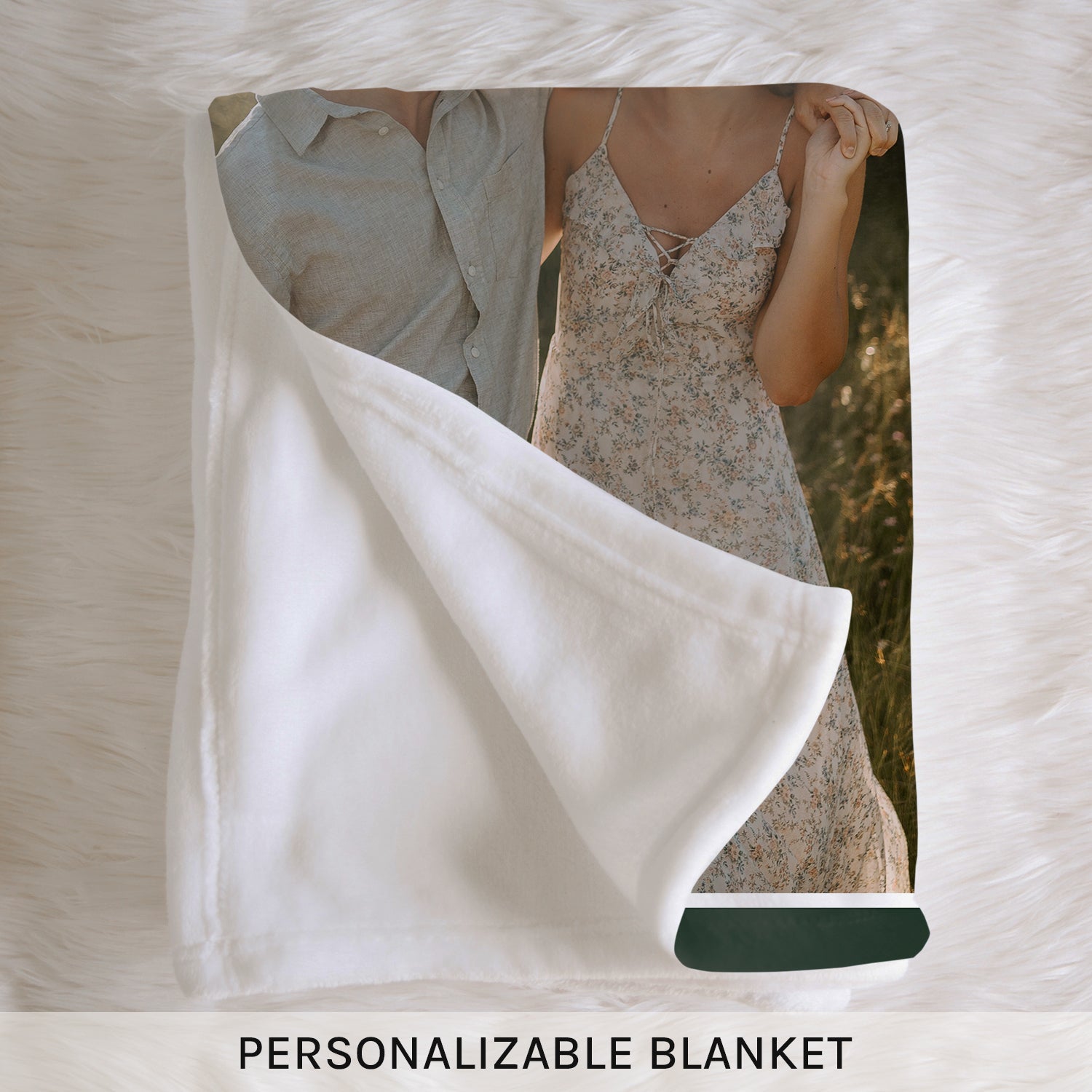 Our Love Story - Personalized Anniversary or Valentine's Day gift for Husband or Wife - Custom Blanket - Elizabethfashions