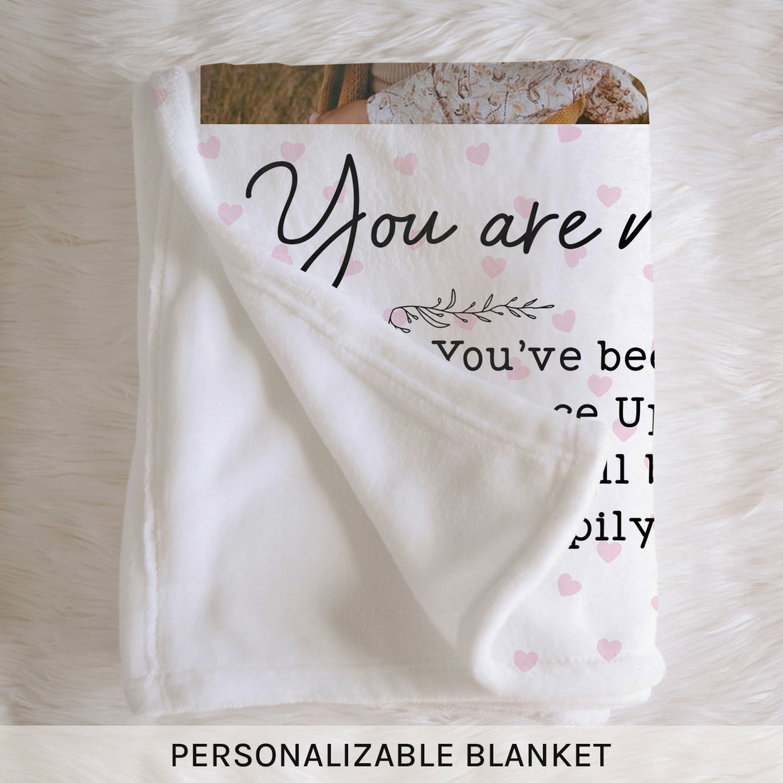 You Are My Fairytale - Personalized Anniversary or Valentine's Day gift for Husband or Wife - Custom Blanket - Elizabethfashions