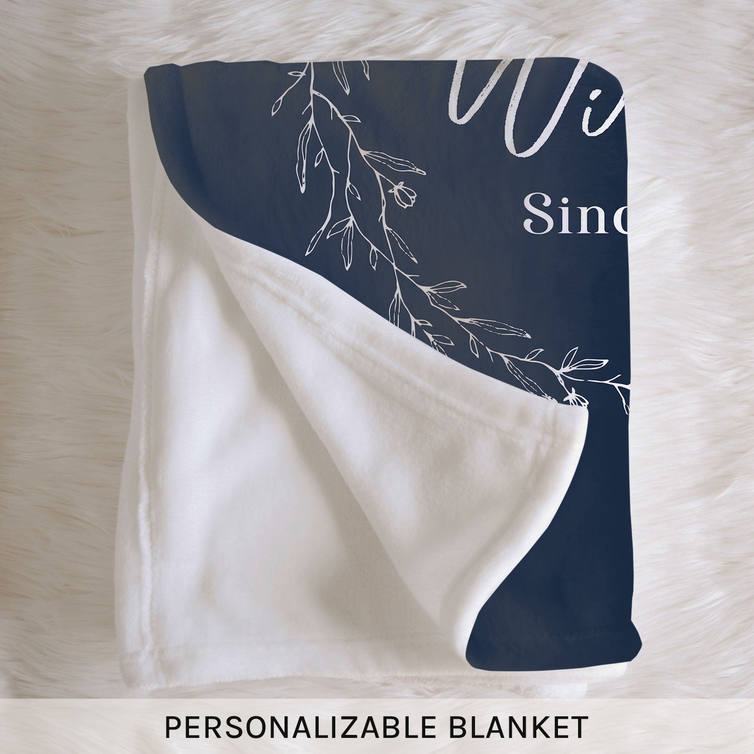 65 Years As - Personalized 65 Year Anniversary gift For Parents or Grandparents - Custom Blanket - Elizabethfashions