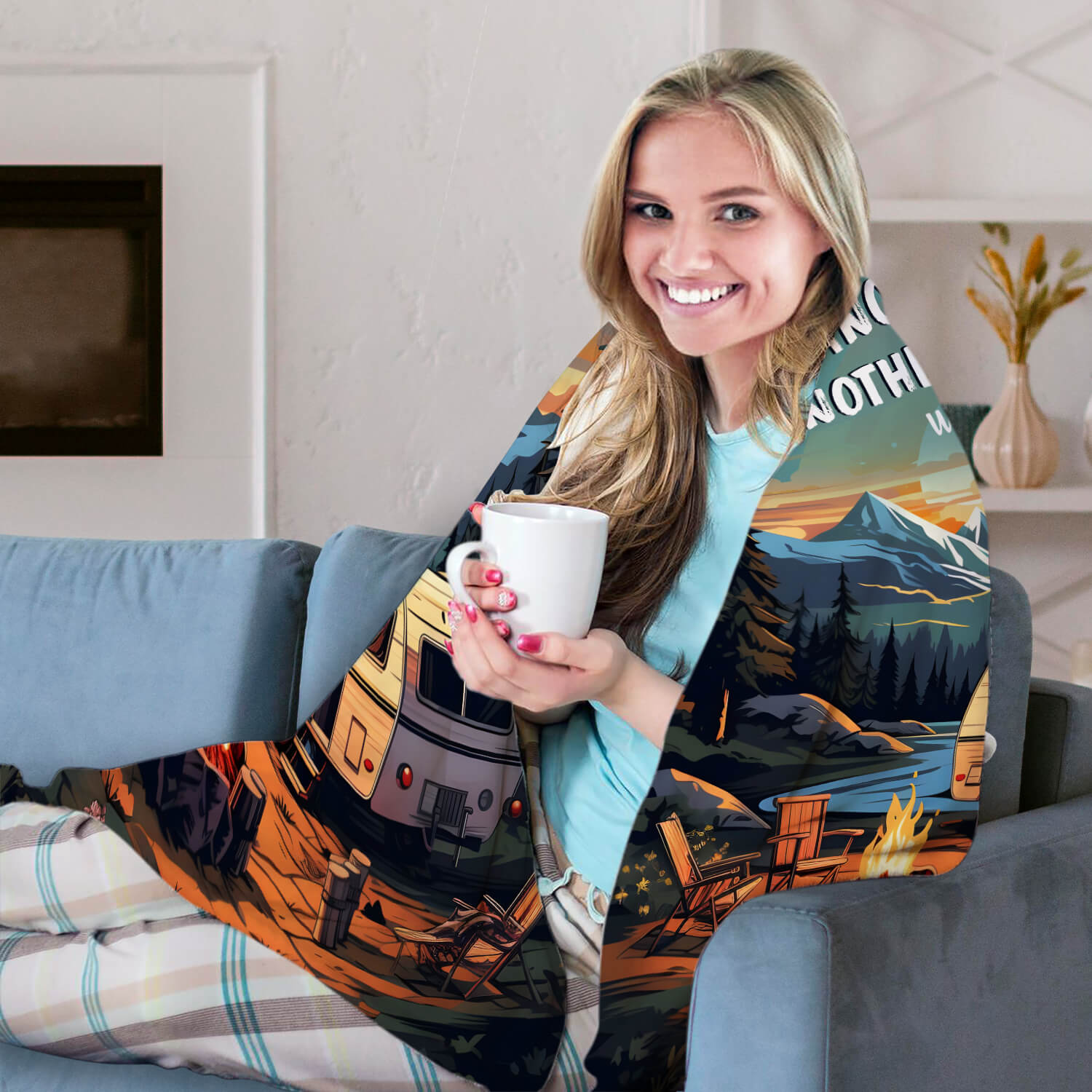 43 Years Together - Personalized 43 Year Anniversary gift For Parents, Husband or Wife - Custom Blanket - Elizabeth Fashions