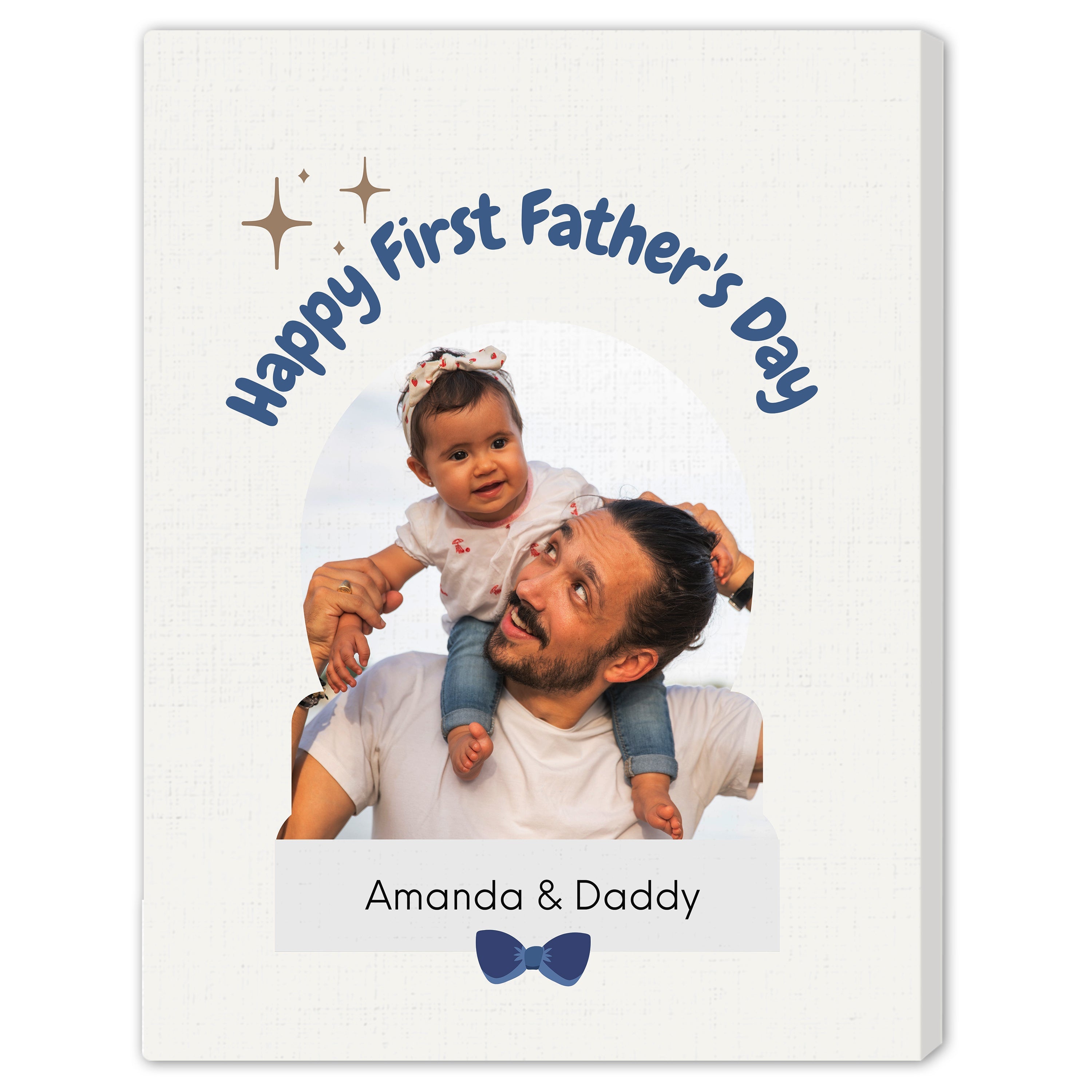 I Love You, Dad - Personalized Father's Day gift for Dad - Custom Canvas Print - Elizabeth Fashions