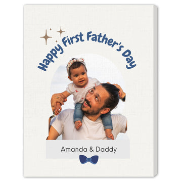 I Love You, Dad - Personalized Father's Day gift for Dad - Custom Canvas Print - Elizabeth Fashions