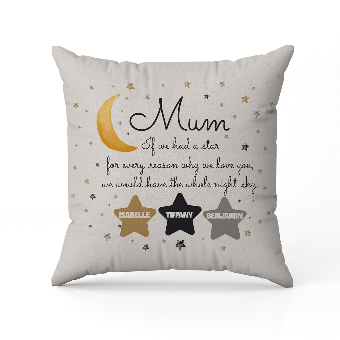 If We Had A Star For Every Reason We Love You - Personalized gift For Mom - Custom Pillow - Elizabeth Fashions