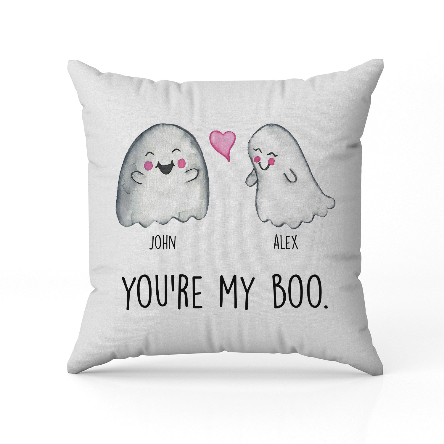 You're My Boo - Personalized Anniversary, Valentine's Day or Halloween gift for Boyfriend or Girlfriend - Custom Pillow - Elizabeth Fashions