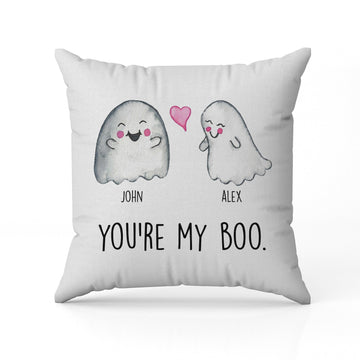 You're My Boo - Personalized Anniversary, Valentine's Day or Halloween gift for Boyfriend or Girlfriend - Custom Pillow - Elizabeth Fashions