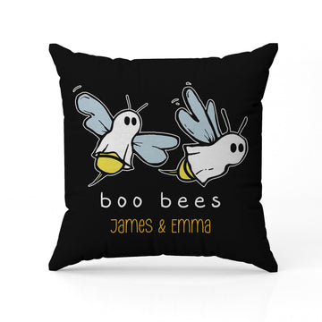 Boo Bees - Personalized Anniversary or Halloween gift for Him or Her - Custom Pillow - Elizabeth Fashions
