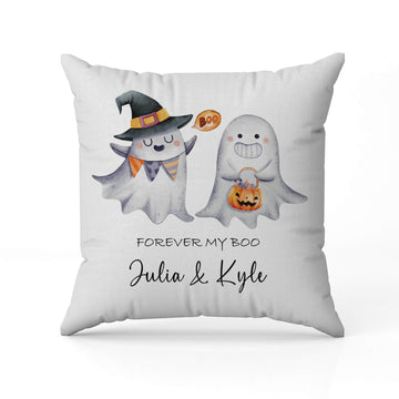 Forever My Boo - Personalized Anniversary or Halloween gift for Boyfriend or Girlfriend - Custom Pillow - Elizabeth Fashions