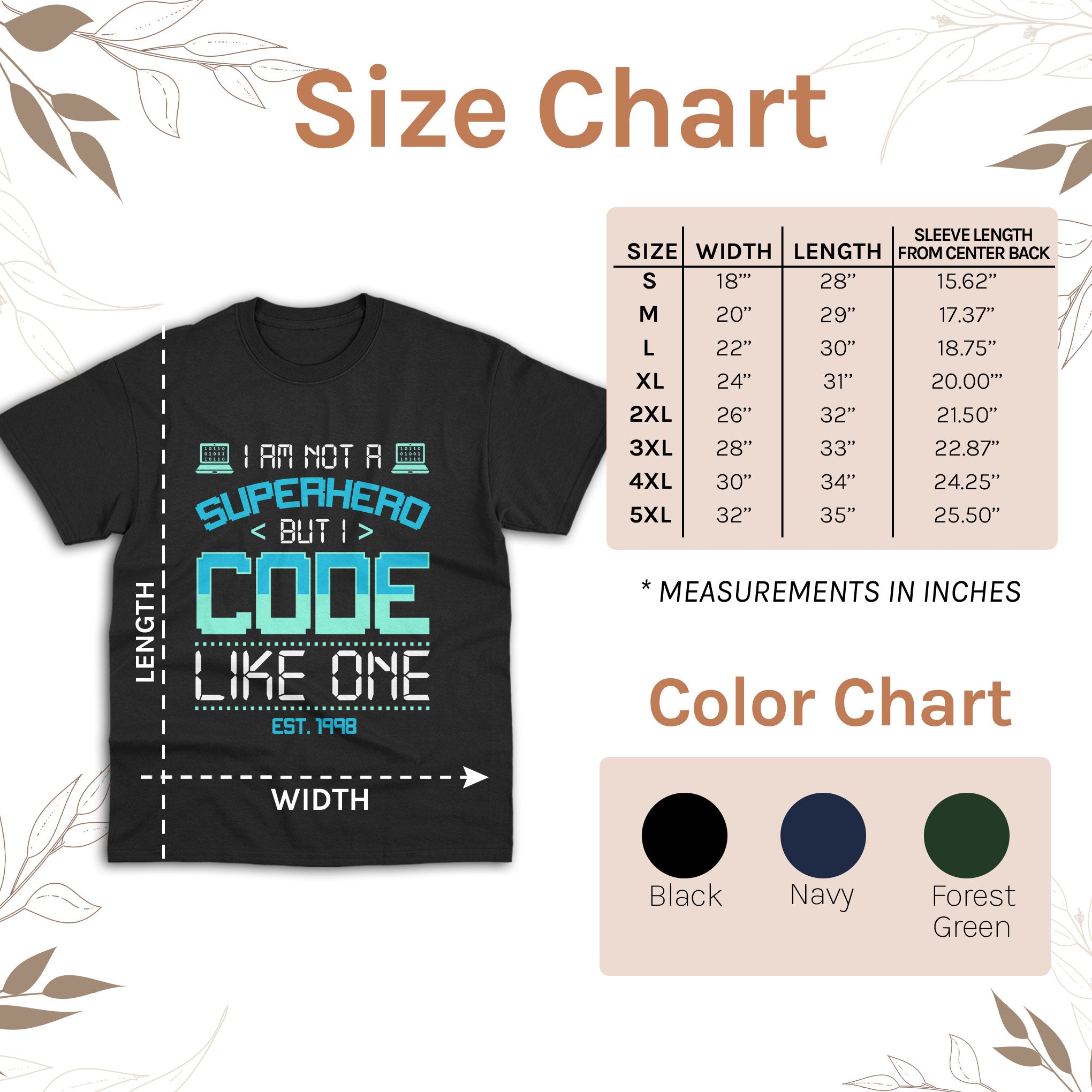 I'm not a superhero, but I code like one. - Personalized Birthday gift for Software Engineer - Custom Tshirt - Elizabeth Fashions