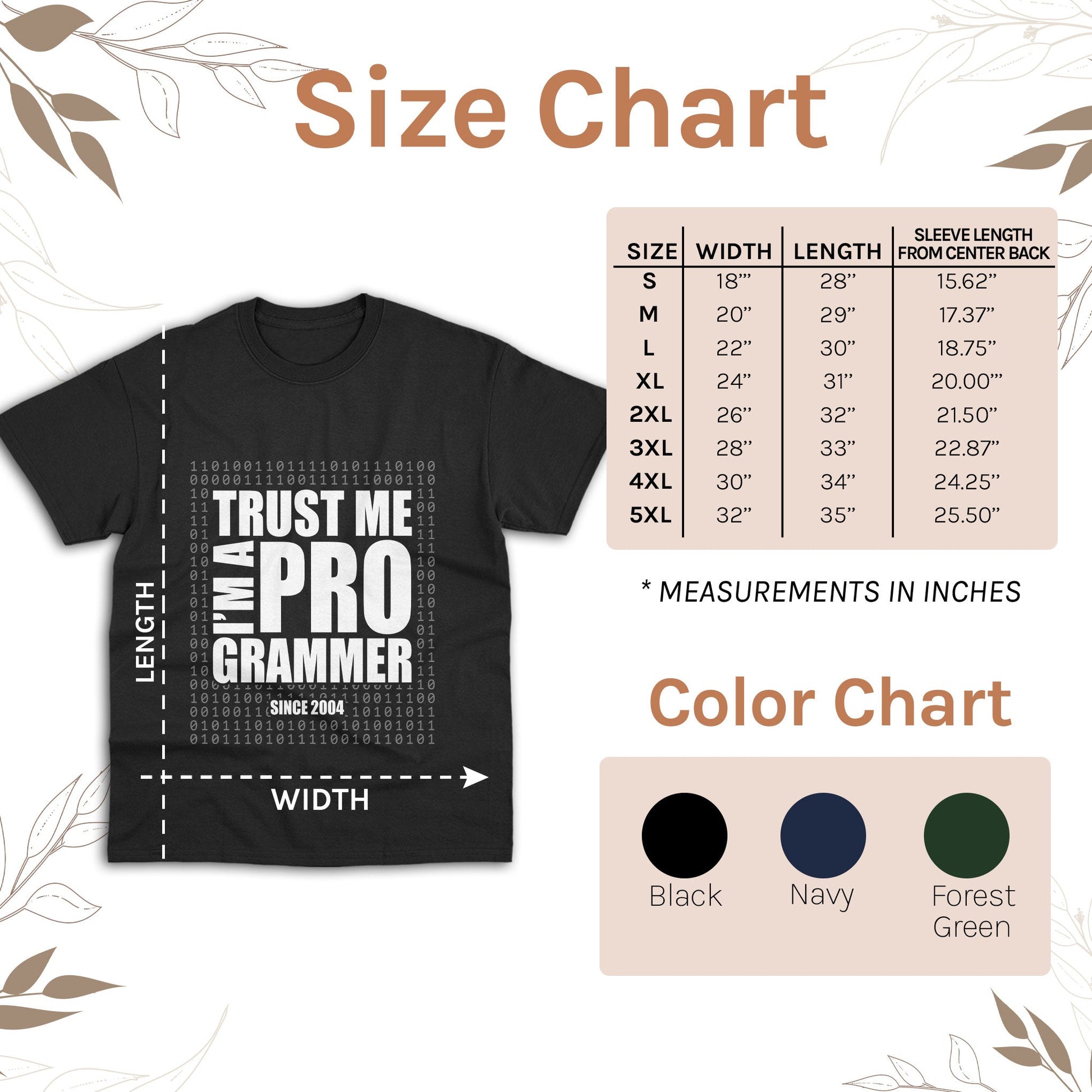 TRUST ME. I'M A PRO GRAMMER - Personalized Birthday gift for Software Engineer - Custom Tshirt - Elizabeth Fashions