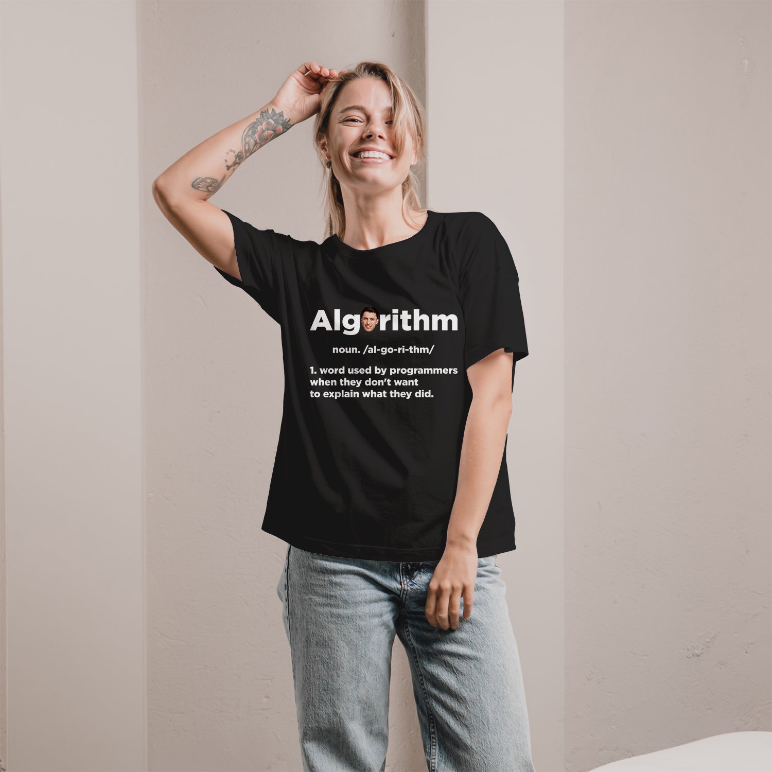 Algorithm - Personalized Birthday gift for Software Engineer - Custom Tshirt - Elizabeth Fashions