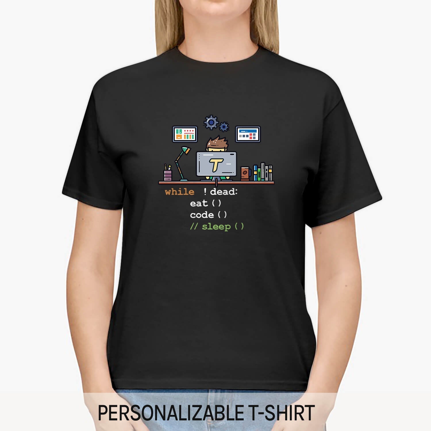 My Code - Personalized Birthday gift for Software Engineer - Custom Tshirt - Elizabeth Fashions