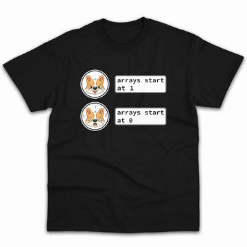 Arrays start at 0 - Personalized Birthday gift for Software Engineer - Custom Tshirt - Elizabeth Fashions