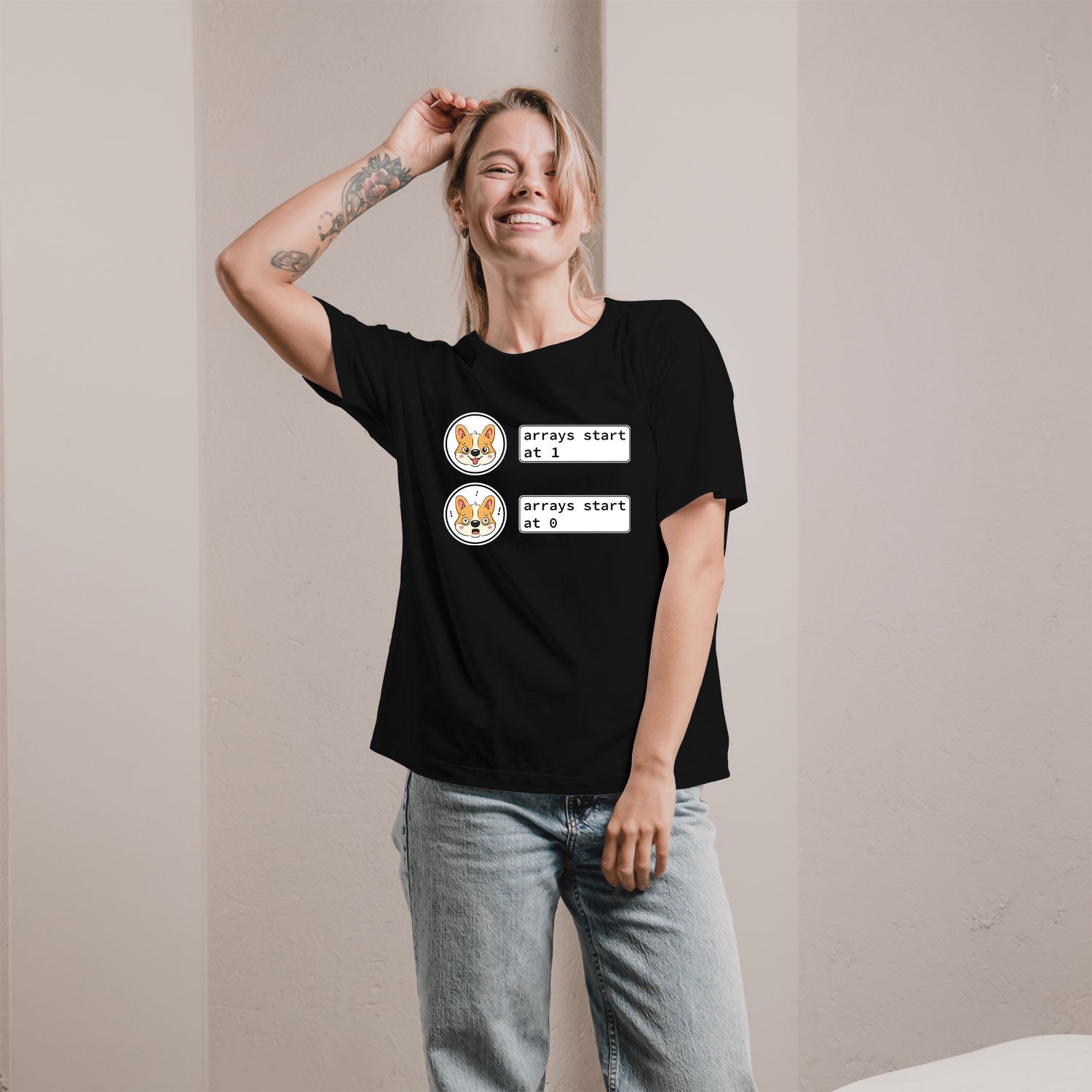 Arrays start at 0 - Personalized Birthday gift for Software Engineer - Custom Tshirt - Elizabeth Fashions