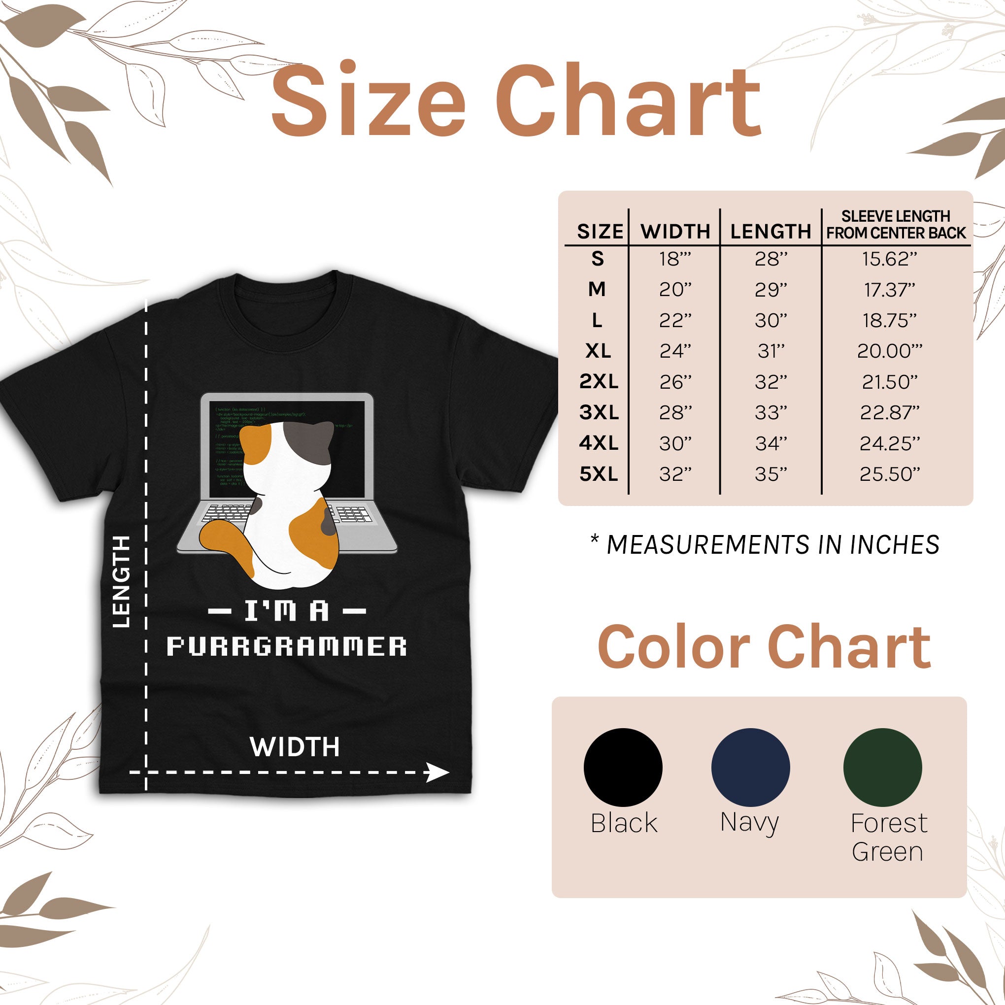 I'm A Purrgrammer - Personalized Birthday gift for Software Engineer - Custom Tshirt - Elizabeth Fashions