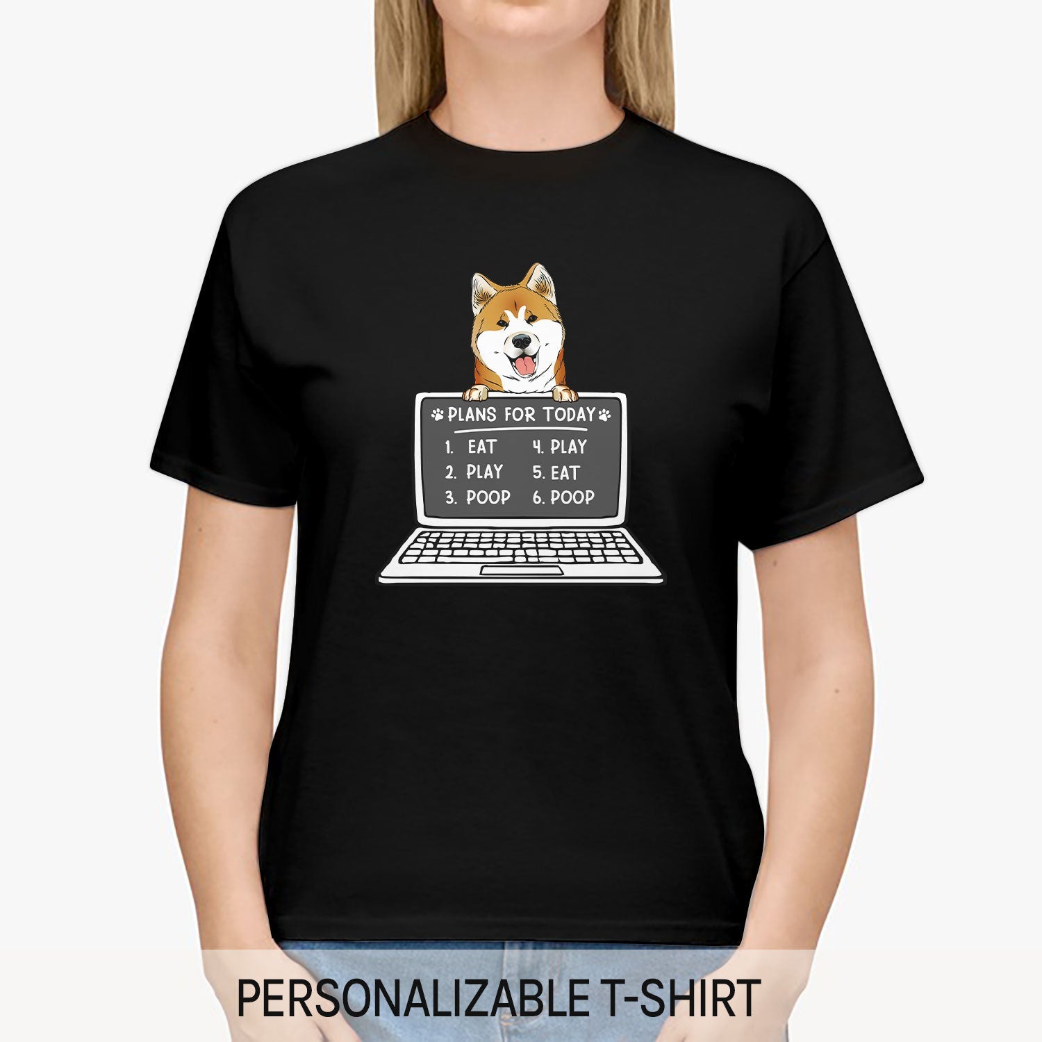 Plans for Today Dog - Personalized Birthday gift for Software Engineer - Custom Tshirt - Elizabeth Fashions