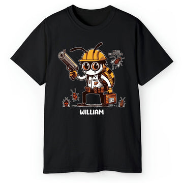 Bug Hunter - Personalized Birthday or Christmas gift For Software Engineer - Custom Tshirt - Elizabeth Fashions