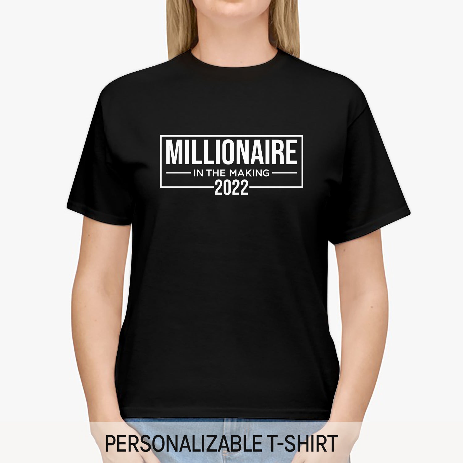 Millionaire In The Making - Personalized Birthday or Christmas gift For Startup Founder - Custom Tshirt - Elizabeth Fashions