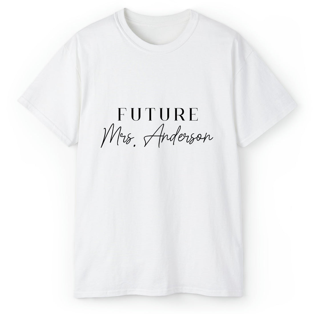 Future Mrs. - Personalized Birthday, Engagement, Valentine's Day or Christmas gift For Fiance - Custom Tshirt - Elizabeth Fashions