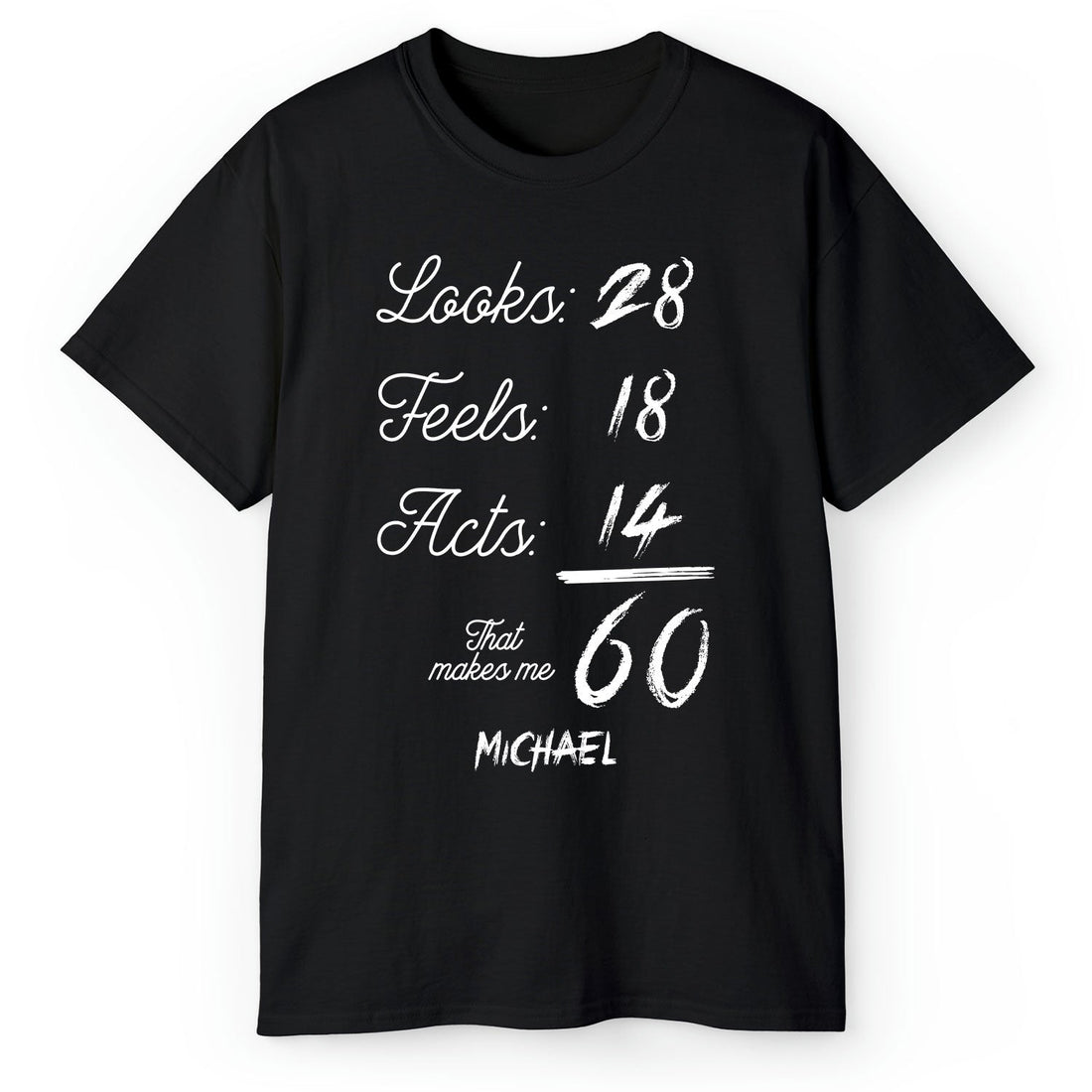 That Makes Me 60 - Personalized 60th Birthday gift For 60 Year Old - Custom Tshirt - Elizabeth Fashions